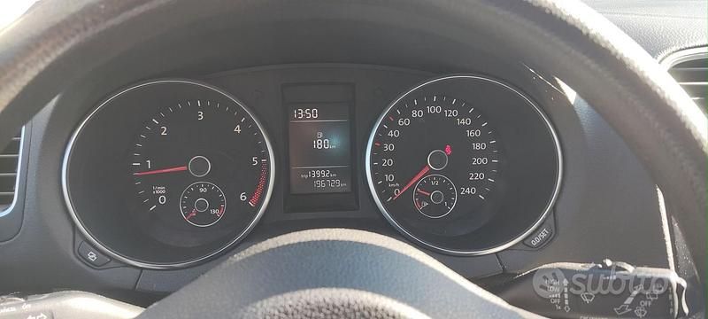 Usata VW Golf VI 2009 Blu Utilitaria
