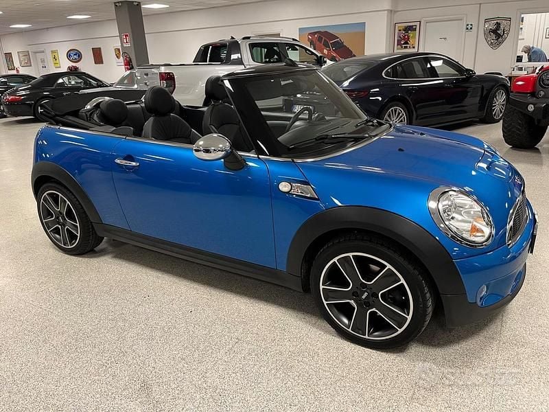 Usata Mini Cooper S Cabriolet 174 CV (127 kW) 2009 Blu Cabrio