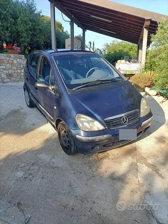 Usata Mercedes A170 95 CV (69 kW) 2003 Blu Berlina