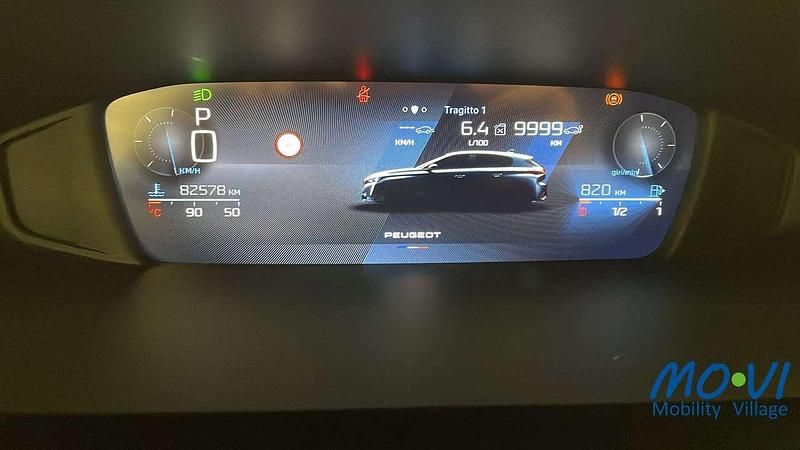 Usata Peugeot 308 Allure 131 CV (96 kW) 2022 Nero Berlina