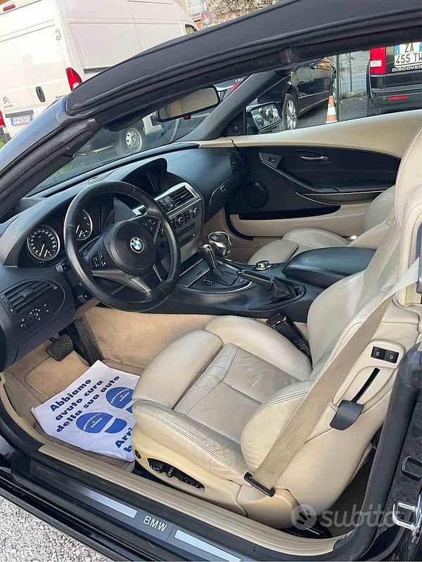 Begagnad BMW 630 Cabriolet 258 HK (189 kW) 2007 Svart Cab