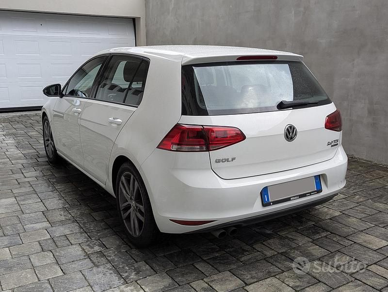 Usata VW Golf VII Highline 150 CV (110 kW) 2013 Bianco Berlina