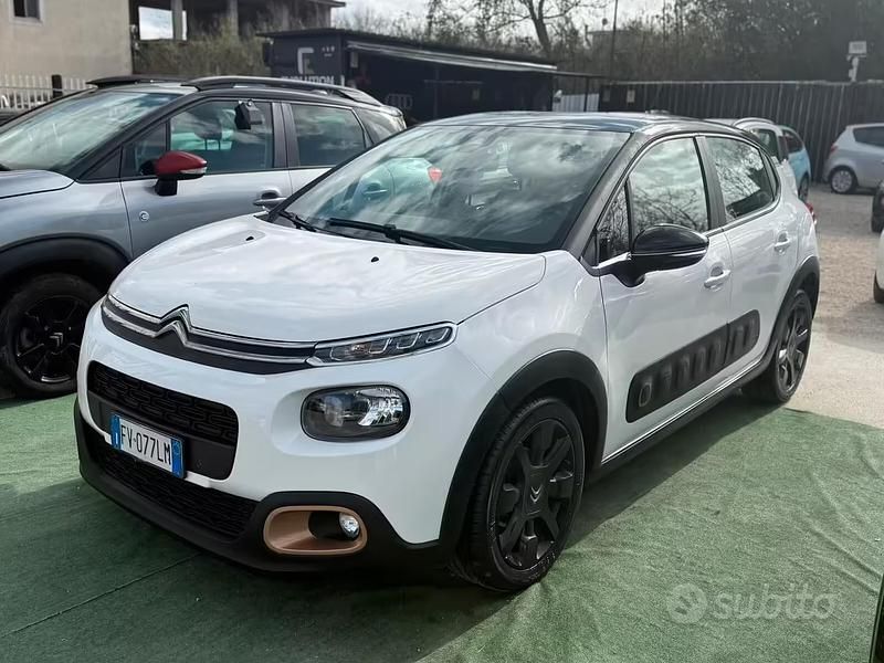 Usata Citroën C3 101 CV (74 kW) 2019 Bianco Utilitaria