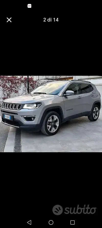 Usata Jeep Compass 140 CV (102 kW) 2019 Grigio SUV