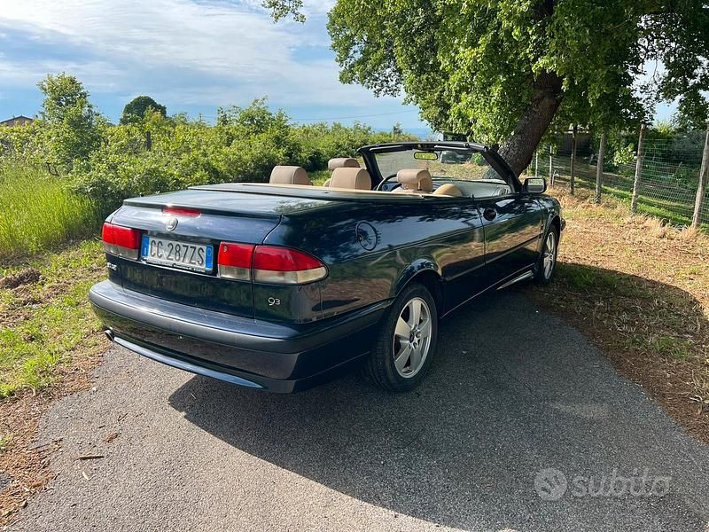 Usata Saab 9-3 Cabriolet 185 CV (136 kW) 2002 Blu Cabrio