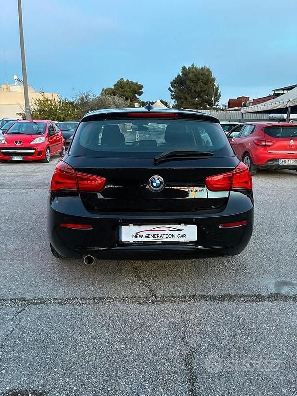 Usata BMW 114 Advantage 95 CV (69 kW) 2017 Nero Utilitaria