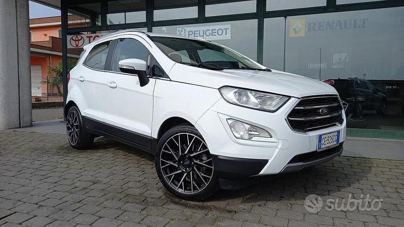 Usata Ford Ecosport Titanium 95 CV (69 kW) 2021 Bianco SUV