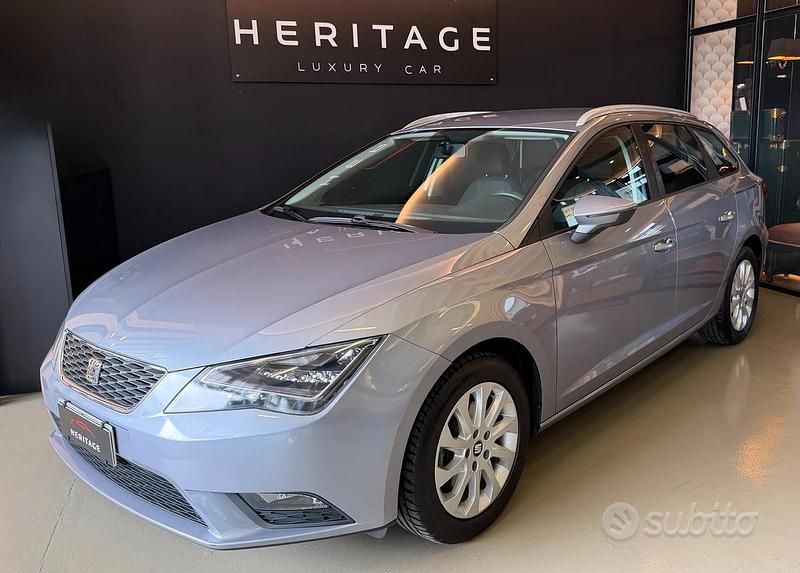 Usata Seat Leon ST Style 110 CV (80 kW) 2016 Grigio Station wagon