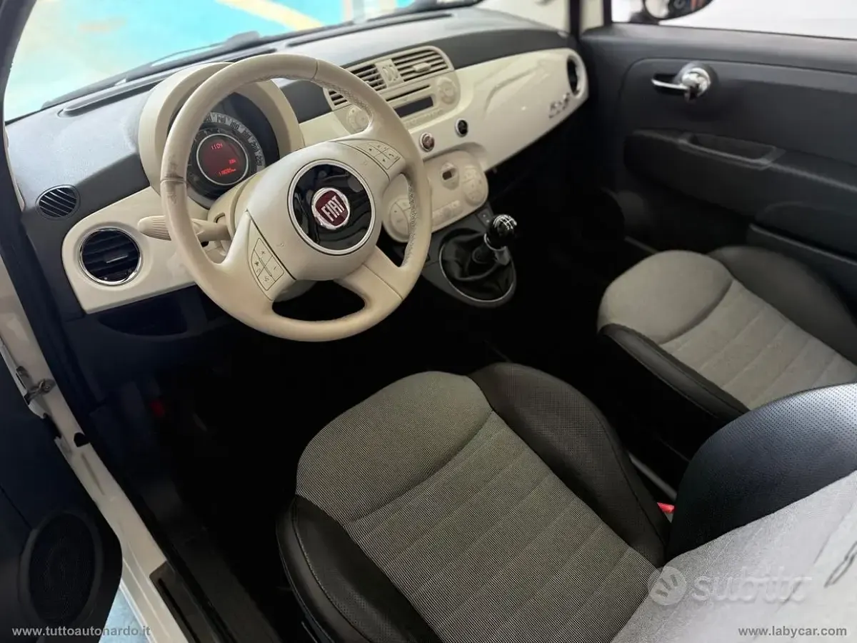 Usata Fiat 500 69 CV (50 kW) 2014 Bianco Berlina