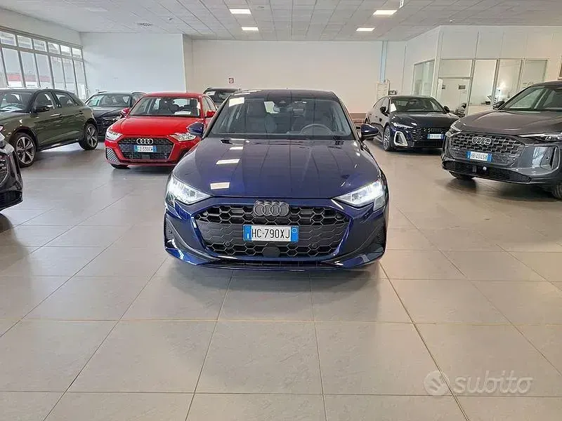 Ny Audi A3 Advanced Plus 150 HK (110 kW) 2026 Blå Sedan