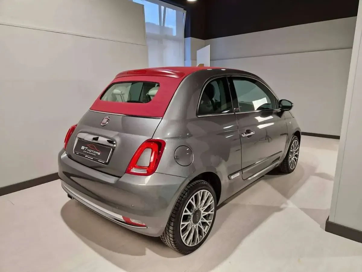 Usata Fiat 500C Lounge 69 CV (50 kW) 2018 Grigio Cabrio