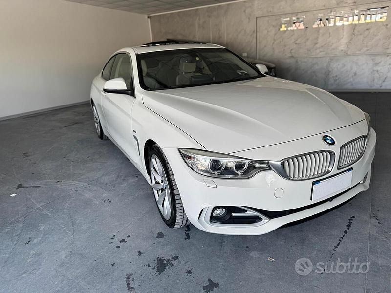 Usata BMW 420 184 CV (135 kW) 2014 Bianco Coupé