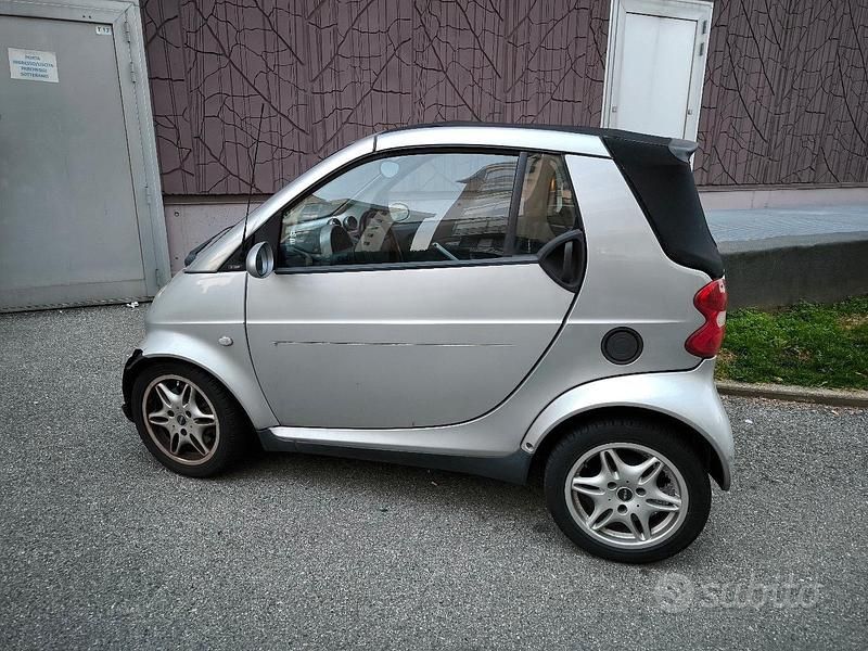 Usata Smart ForTwo Cabrio 61 CV (44 kW) 2001 Grigio Cabrio