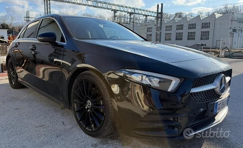 Usata Mercedes A200 Premium 163 CV (119 kW) 2021 Nero Berlina