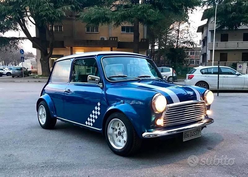 Usata Austin Mini 1987 Blu Berlina