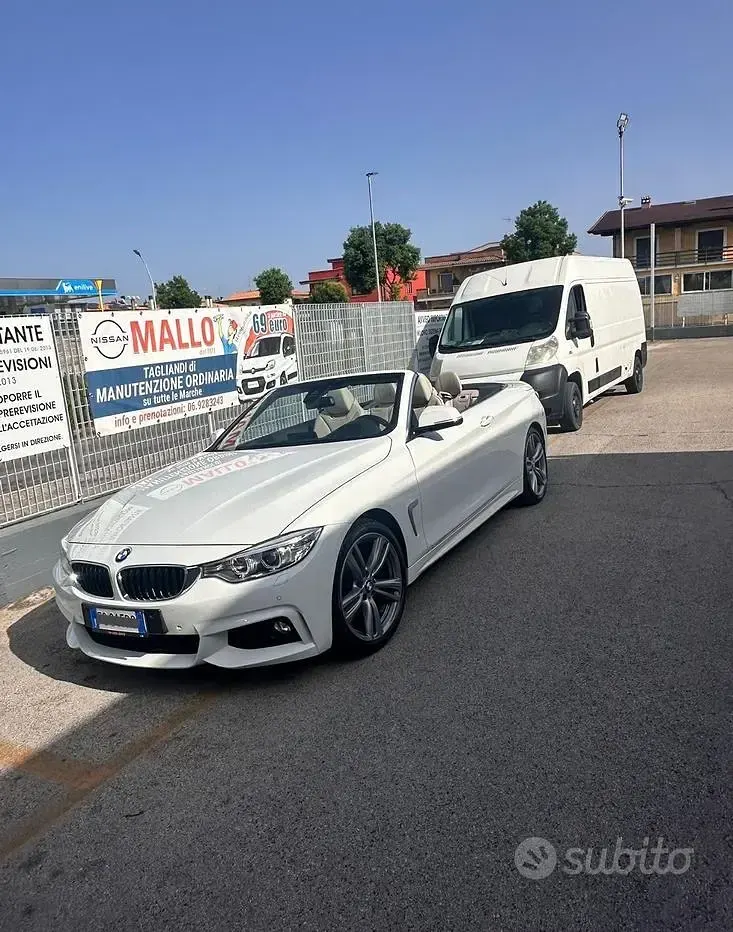 Usata BMW 420 M Sport 190 CV (139 kW) 2016 Bianco Cabrio