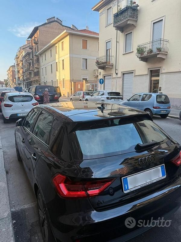 Usata Audi A1 Sportback Advanced Plus 110 CV (80 kW) 2020 Nero Utilitaria