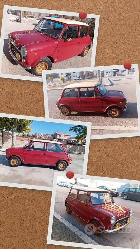 Usata Mini 1000 1970 Rosso Utilitaria