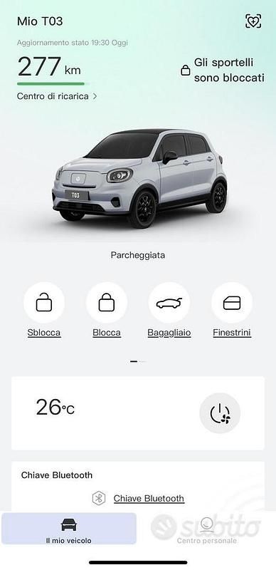 Usata Leapmotor T03 69 kW (95 CV) 2024 Grigio Utilitaria