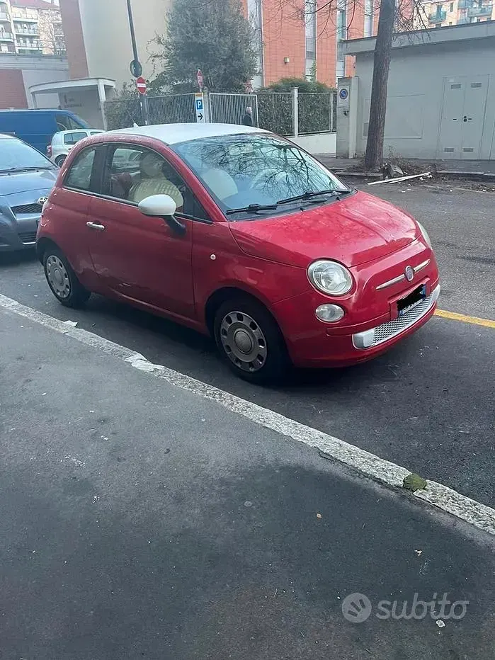 Usata Fiat 500 69 CV (50 kW) 2010 Rosso Utilitaria
