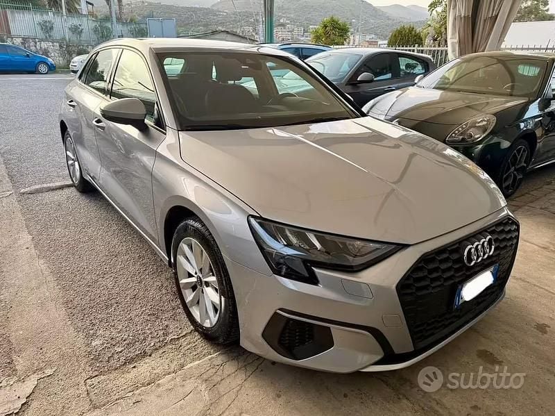 Usata Audi A3 Advanced 150 CV (110 kW) 2021 Grigio Berlina