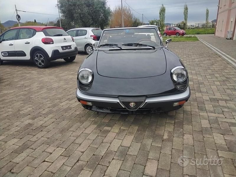 Usata Alfa Romeo Spider 130 CV (95 kW) 1985 Nero Cabrio