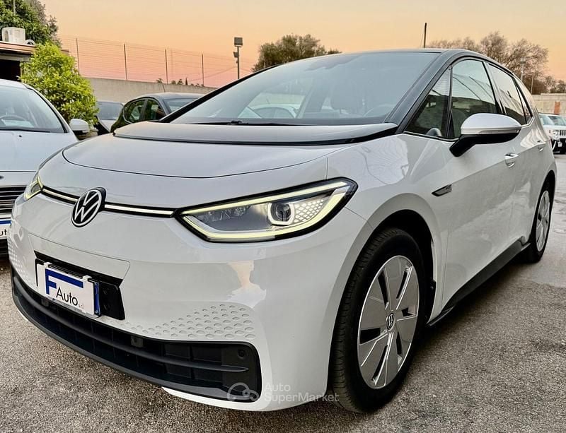 Usata VW ID.3 Family 69 kW (95 CV) 2021 Bianco Utilitaria