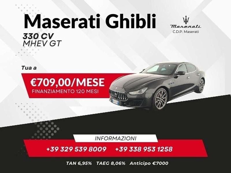 Usata Maserati Ghibli GT 330 CV (242 kW) 2023 Nero Berlina
