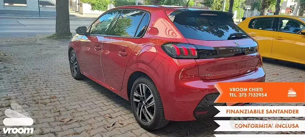 Usata Peugeot 208 75 CV (55 kW) 2022 Utilitaria