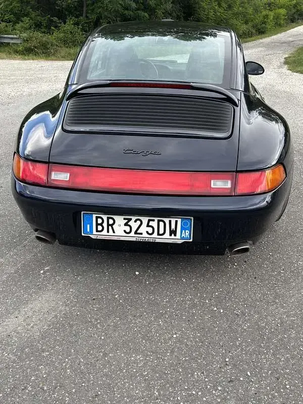 Usata Porsche 993 286 CV (210 kW) 1995 Blu/azzurro Cabrio