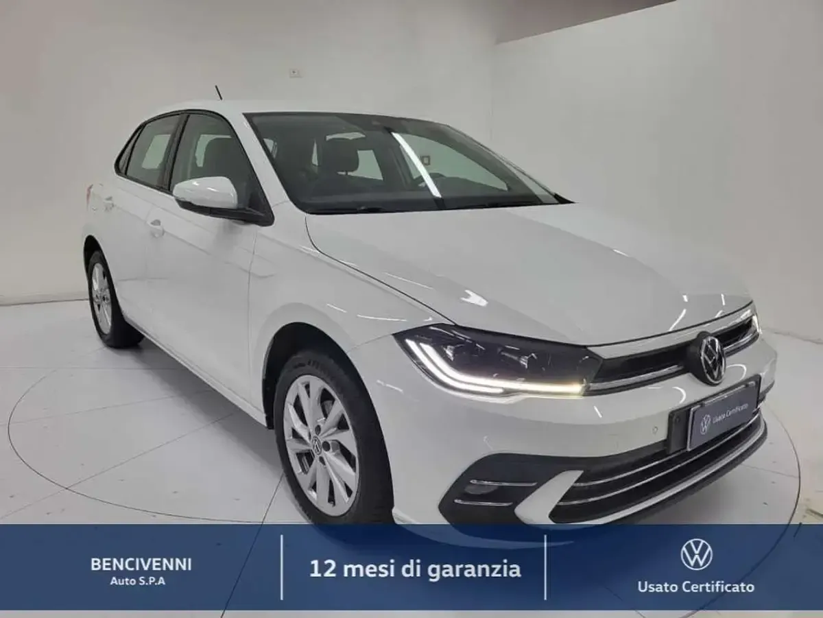 Usata VW Polo Style 95 CV (69 kW) 2022 Bianco Berlina