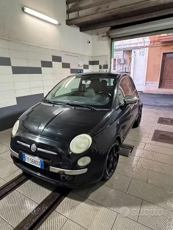 Usata Fiat 500 2009 Nero Cabrio