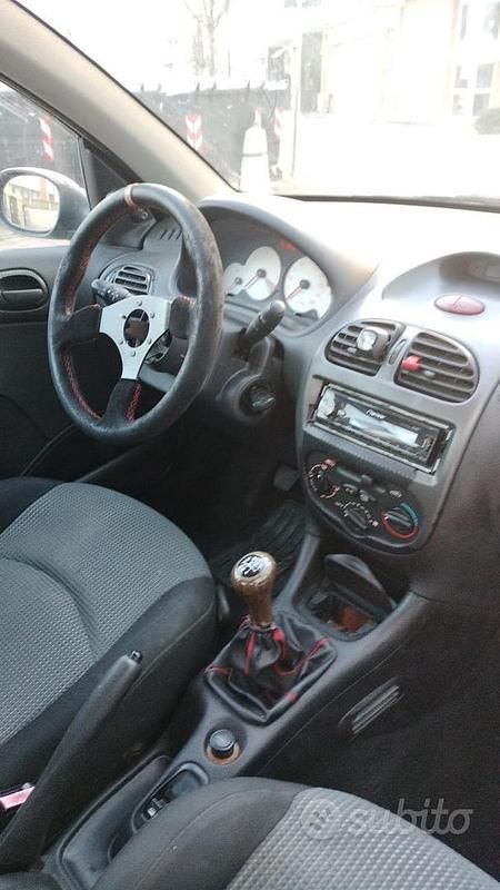 Usata Peugeot 206 130 CV (95 kW) 2005 Nero Berlina