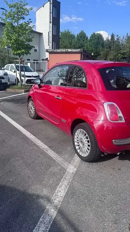 Usata Fiat 500 Lounge 69 CV (50 kW) 2010 Rosso Utilitaria