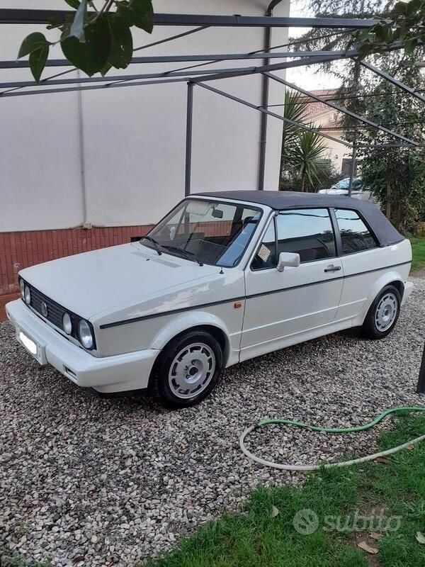 Usata VW Golf Cabriolet 73 CV (53 kW) 1991 Bianco Cabrio