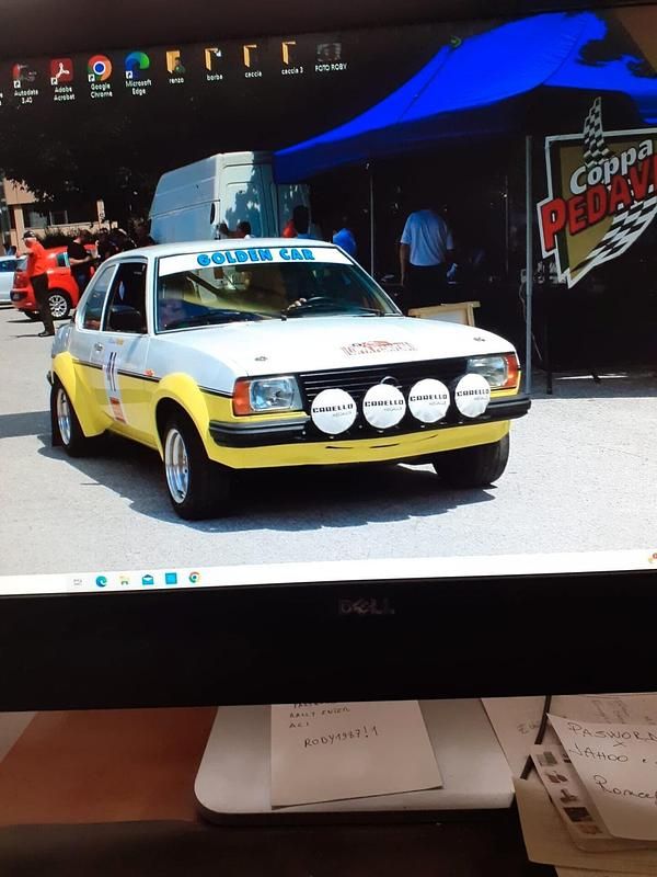 Usata Opel Ascona 74 CV (54 kW) 1981 Giallo Berlina