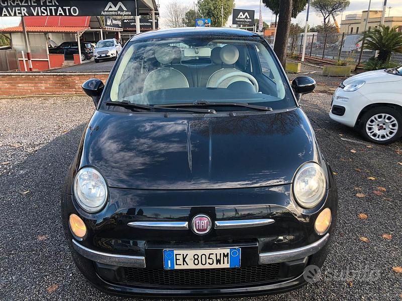 Usata Fiat 500 Lounge 69 CV (50 kW) 2011 Nero Berlina