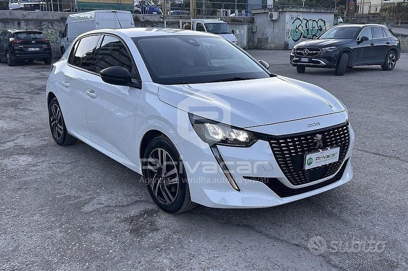 Usata Peugeot 208 Allure 101 CV (74 kW) 2022 Bianco Utilitaria