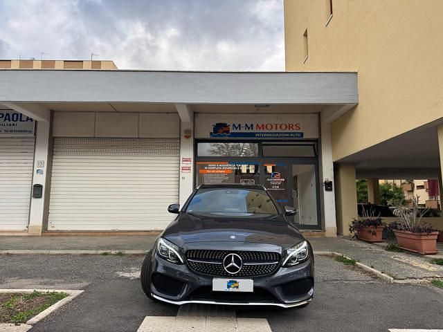 Usata Mercedes C220 Premium 170 CV (125 kW) 2015 Grigio scuro Station wagon