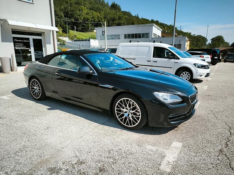 Usata BMW 640 Cabriolet 313 CV (230 kW) 2013 Nero Cabrio