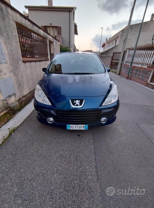 Usata Peugeot 307 90 CV (66 kW) 2007 Blu Berlina