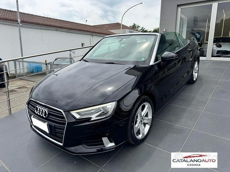 Usata Audi A3 Cabriolet Sport 116 CV (85 kW) 2018 Nero Cabrio