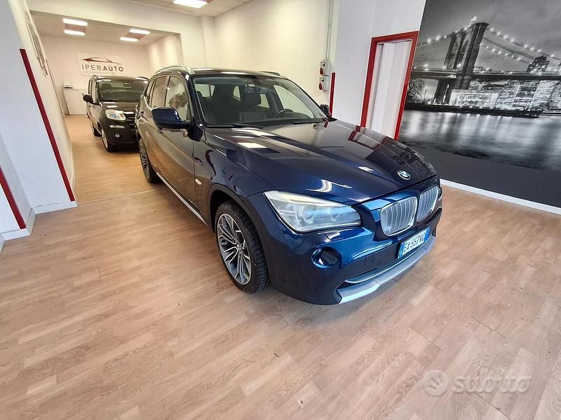 Usata BMW X1 Efficient Dynamics 204 CV (150 kW) 2010 Blu SUV