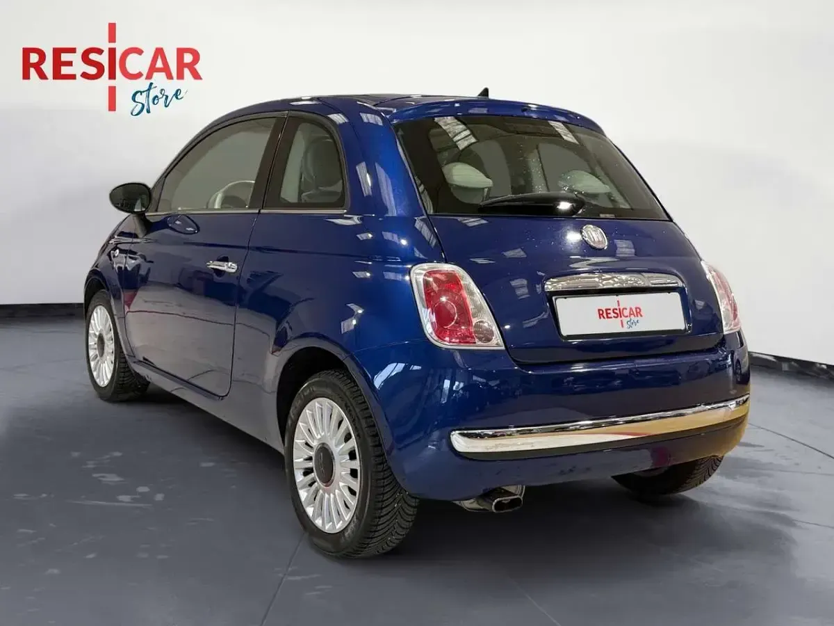 Usata Fiat 500 Lounge 69 CV (50 kW) 2010 Blu Berlina