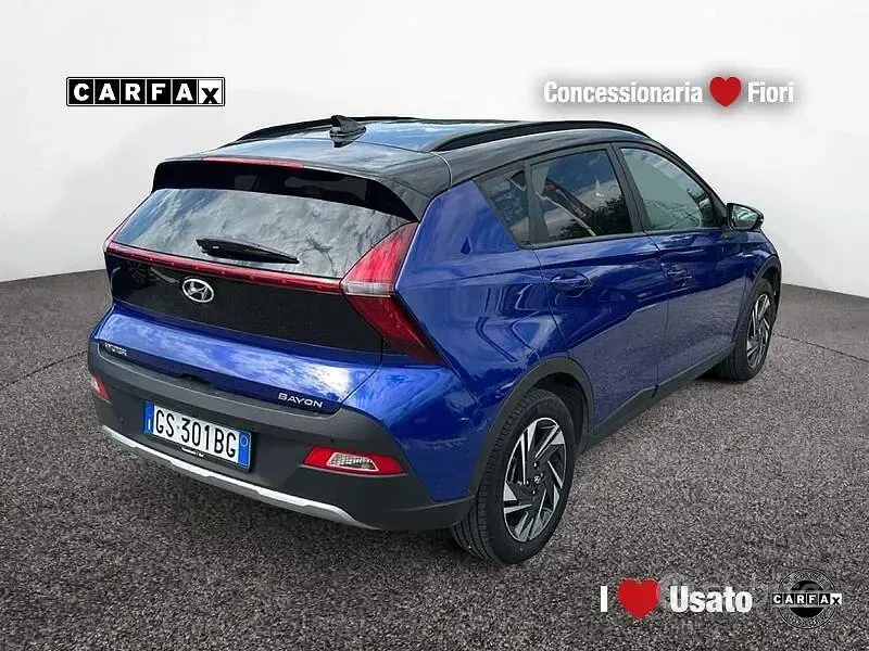 Usata Hyundai Bayon 84 CV (61 kW) 2023 Blu SUV