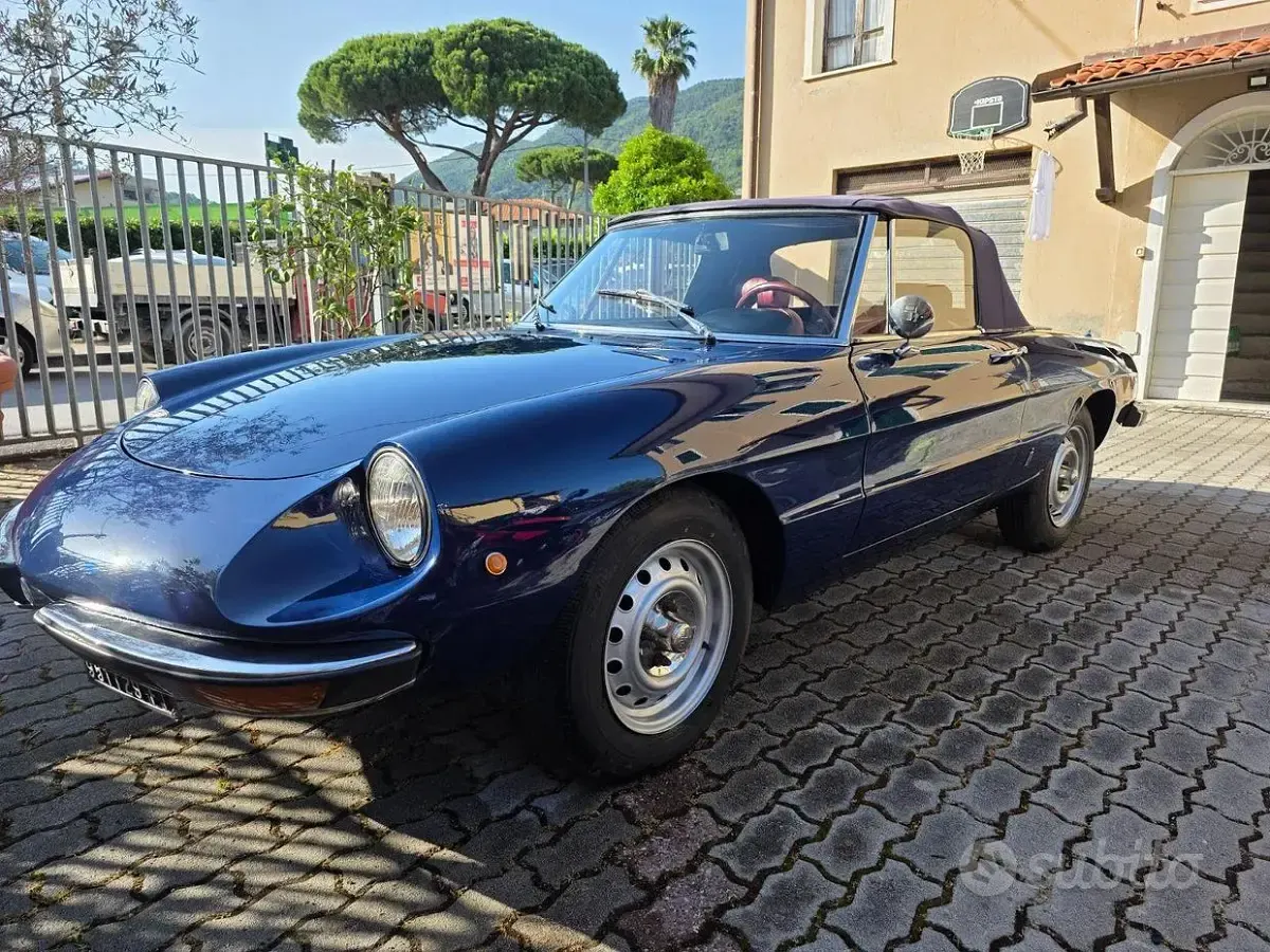 Usata Alfa Romeo Spider 1970 Bluazzurro Cabrio