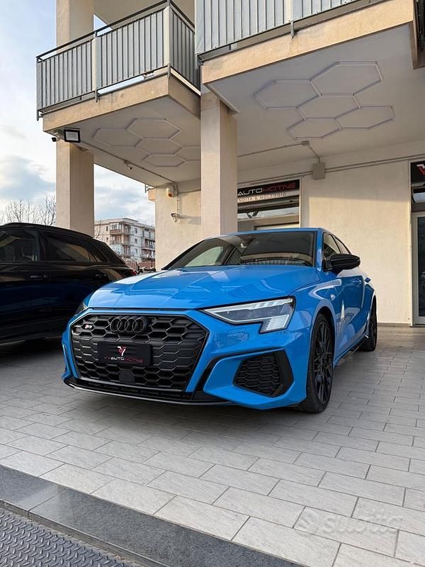 Usata Audi A3 Sport 310 CV (228 kW) 2020 Blu Berlina