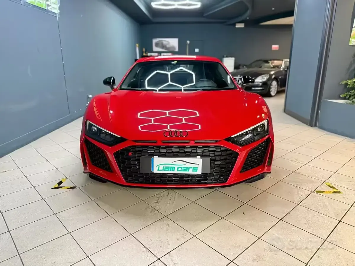 Usata Audi R8 Coupé Performance 620 CV (456 kW) 2021 Rosso Coupé