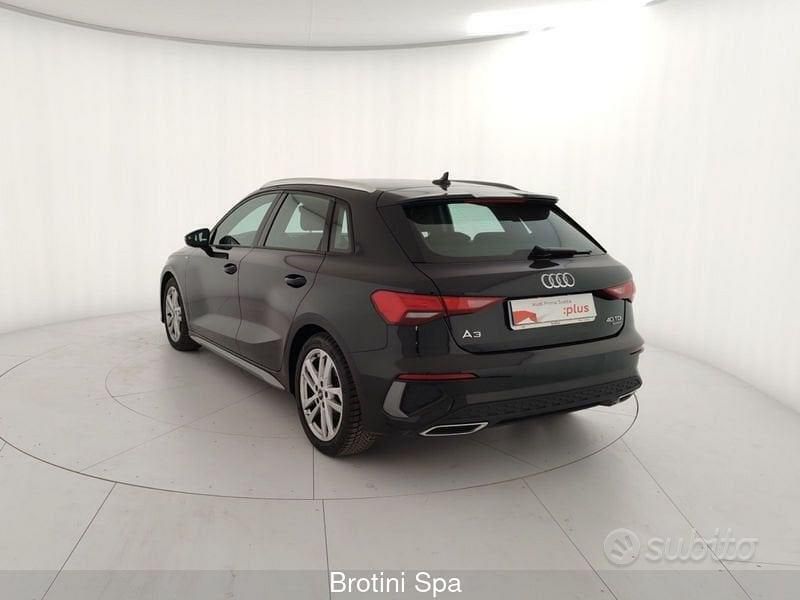 Usata Audi A3 S-Line 200 CV (147 kW) 2022 Nero Berlina