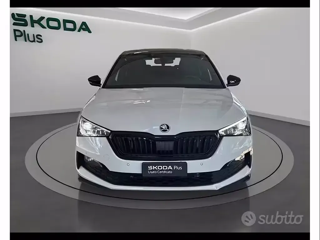 Usata Skoda Scala Monte Carlo 150 CV (110 kW) 2023 Bianco luna metalizzato Utilitaria